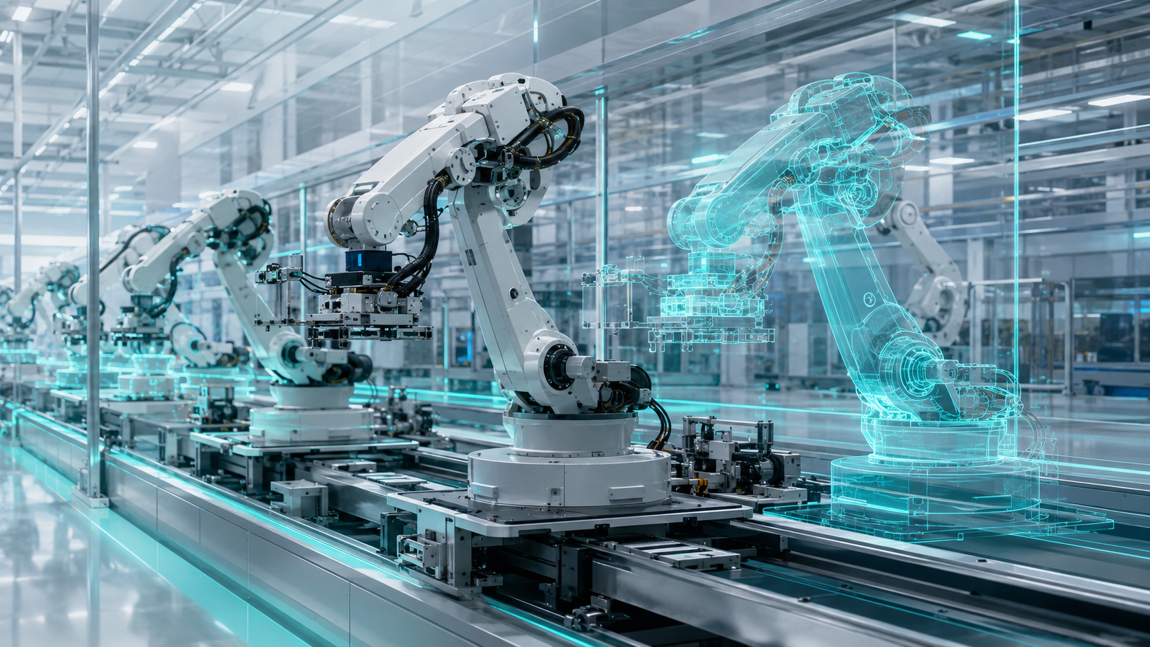 Industrial machines tracked by a digital twin