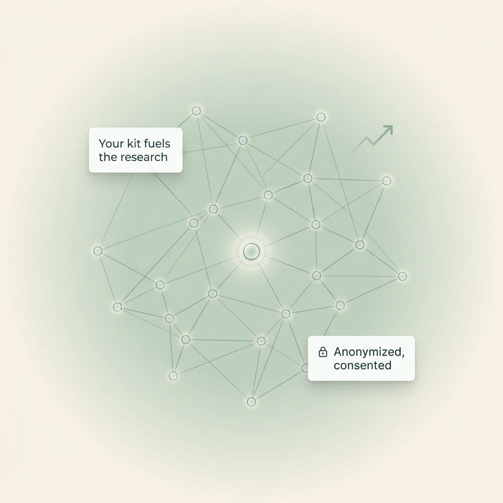 Votre kit contribue à la recherche BioTwin