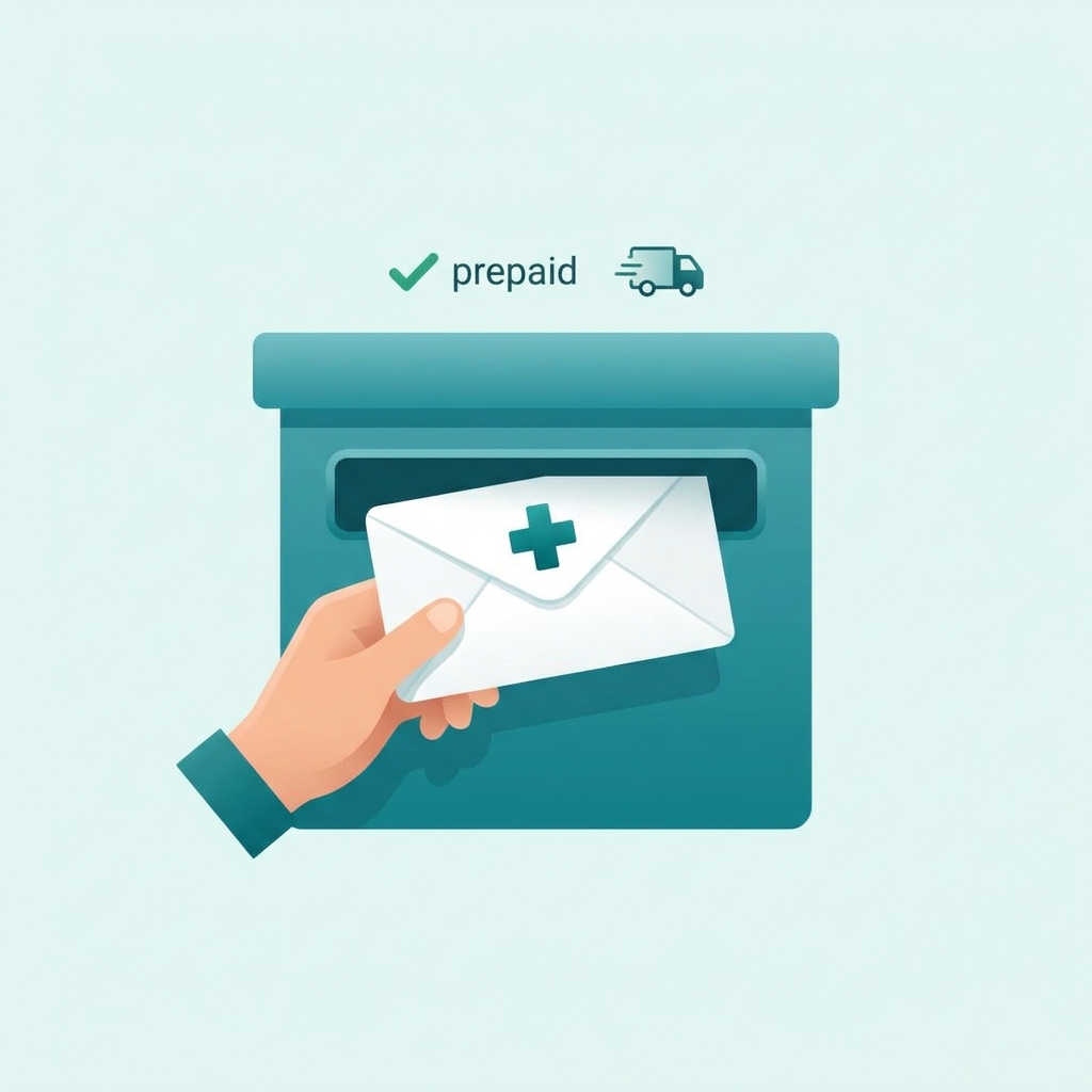 Mail back prepaid envelope