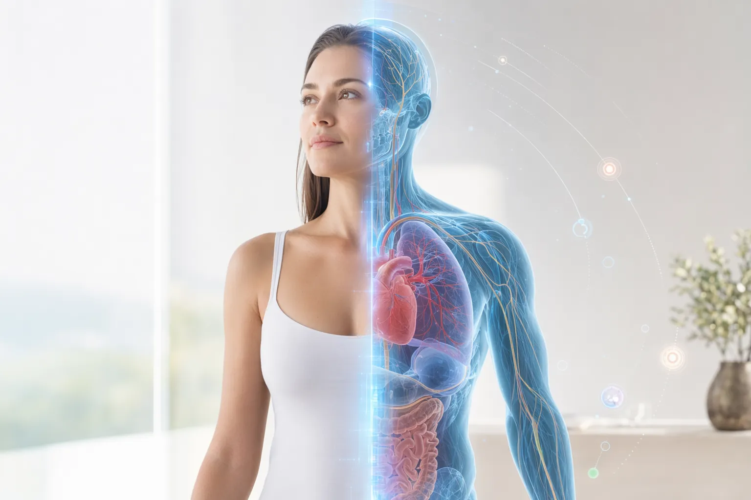 Virtual human lifestyle biology visual