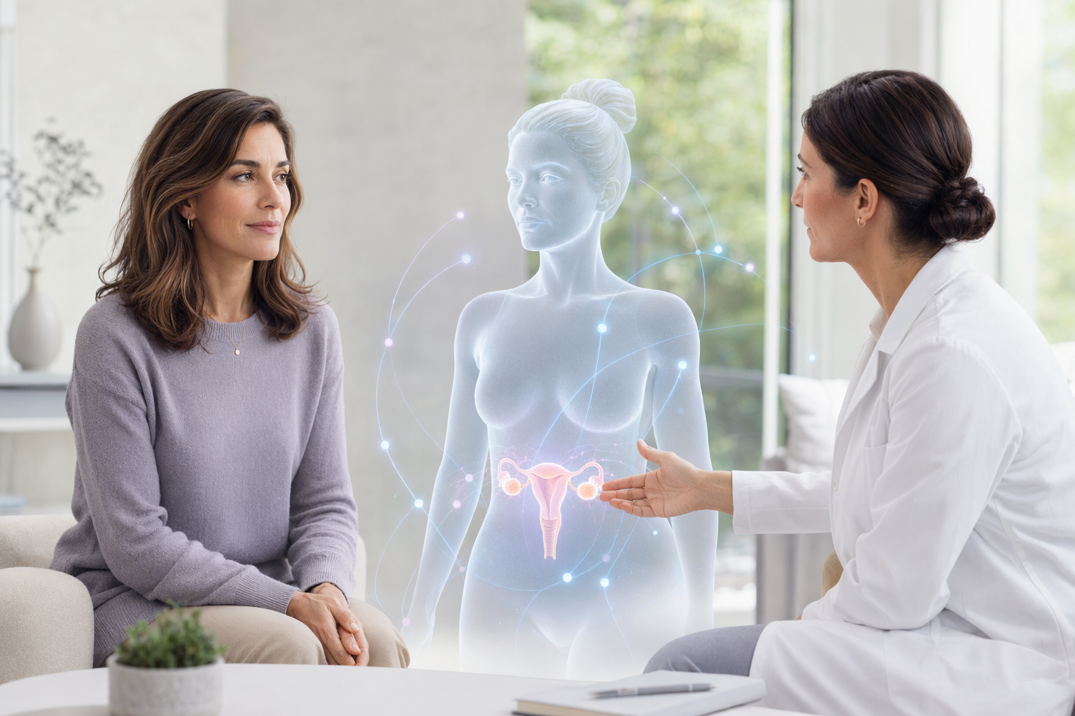 Visuel de consultation gynécologique